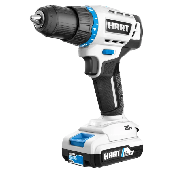 20-Volt 1/2-inch Cordless Drill/Driver Kit, (1) 1.5Ah Lithium-Ion Battery