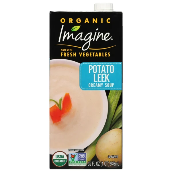 Imagine Organic Gluten-Free Creamy Potato Leek Soup, 32 fl oz Carton